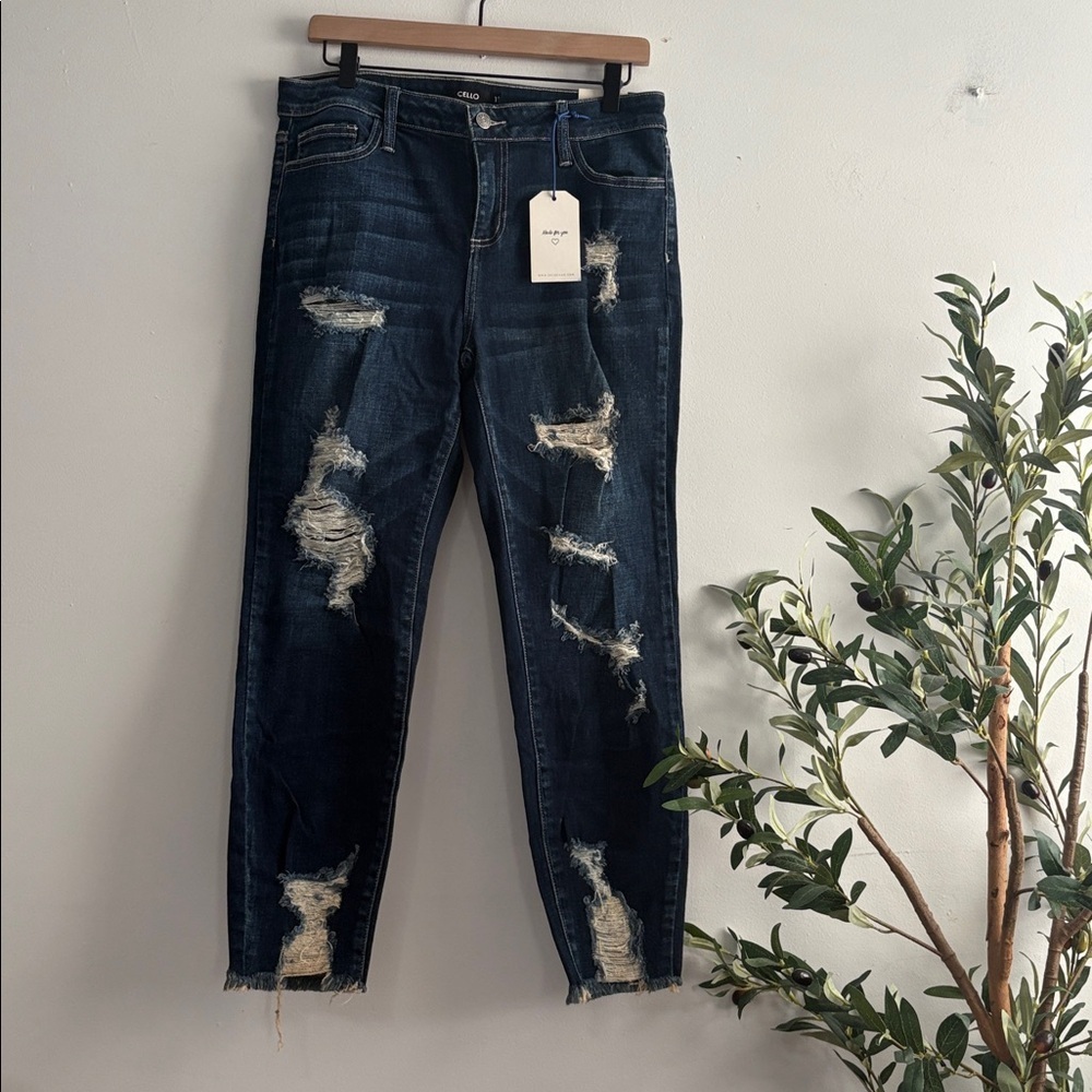 Cello Dark Blue Denim Jeans